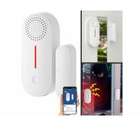 VisorTech Alarme pour porte et fenêtre connectée XMD-104.app compatible Amazon Alexa et Google Assistant