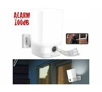 VisorTech Caméra d'extérieur 2K connectée IPC-400.led avec projecteur LED et alarme