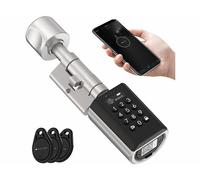 VisorTech Cylindre de porte électronique connecté TSZ-520.thin