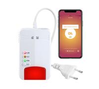 VisorTech Détecteur de gaz domestiques connecté avec alarme 85 dB