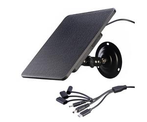 VisorTech Panneau solaire PB-80.solar avec batterie 10400 mAh pour caméra de chasse et caméra de surveillance