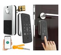 VisorTech Serrure de porte motorisée connectée et intelligente TS-100.app
