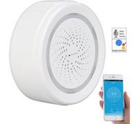 VisorTech Sirène d'alarme connectée XMD-100.dB – Compatible avec Amazon Alexa – 100 dB