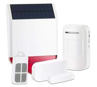 VisorTech Alarme solaire sans fil XMD-4400.Easy 110dB Kit de démarrage 5 pièces avec capteurs et détecteur de mouvement
