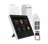 VisorTech Système d'alarme connecté 4G XMD-5500.wifi avec 2 télécommandes et 2 capteurs