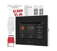 VisorTech Système d'alarme connecté GSM XMD-5200.wifi avec 2 capteurs et 2 télécommandes
