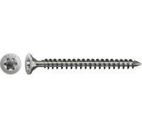 Visseuse à bois en acier inoxydable A4, diamètre 8 mm, longueur 120 mm, boîte de 50 pièces - Qualité professionnelle