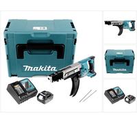 Visseuse à chargeur Makita DFR 750 RG1J 18 V 45-75 mm + 1 batterie 6,0 Ah + chargeur + Makpac