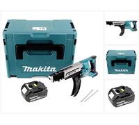 Visseuse à chargeur Makita DFR 750 T1J 18 V 45-75 mm + 1 batterie 5,0 Ah + Makpac - sans chargeur