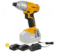 Visseuse à choc 20V + 2 Batteries Lithium 2AH + Chargeur Rapide VITO