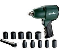 Boulonneuse à choc à air comprimé METABO DSSW 360 set 1/2 + 10 clés à douilles - 6.04118.50"