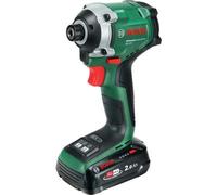 Visseuse à choc sans fil UID 18V-210 Bosch, avec 1x batterie PBA 18V 2 Ah, chargeur, coffret d'artisanat