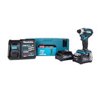 Visseuse à choc XGT 40V (2x4Ah + chargeur) en Makpac - MAKITA TD001GM201