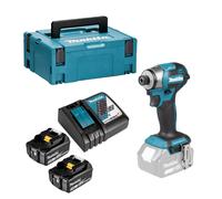 Makita Visseuse à percussion sans fil DTD173RTJ 18 V 180 Nm 2x5,0 Ah Li‑Ion Makpac