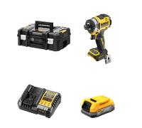 Visseuse à chocs 18V DCF860NT-XJ + 1 batterie 18V 1,7 Ah PowerStack + 1 Chargeur DCB1104-QW DEWALT