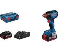 Visseuse à chocs BOSCH GDX 18 V-210 C CLICK/GO - 2 X 5.0 Ah avec chargeur - 06019J0202