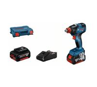 BOSCH GDX 18V-200 Visseuse a chocs/boulonneuse sans fil L-Case, 2x GBA 4,0Ah 06019J2206