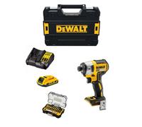 hocs DeWALT DCF887D1T (1 x 2,0 Ah + DCB107 + TSTAK II) + kit de 32 embouts de vissage Impact Torsion