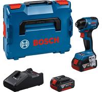 Bosch Visseuse à chocs GDR 18V-220 C – 2 batteries 18V 5.0 Ah, chargeur, L-Boxx (06019L6001)