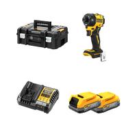 Visseuse à chocs hydraulique 18V DCF870NT-XJ + 2 batteries 18V 1,7 Ah PowerStack + 1 Chargeur DCB1104-QW DEWALT