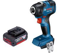 Visseuse à chocs sans fil Bosch GDR 18V-200 Professional 18 V 200 Nm sans balais + 1 batterie 4,0 Ah - sans chargeur