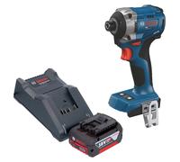 Visseuse à chocs sans fil Bosch GDR 18V-215 Professional 18 V 215 Nm 1/4" sans balais + 1 batterie 4,0 Ah + chargeur