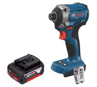 Visseuse à chocs sans fil Bosch GDR 18V-215 Professional 18 V 215 Nm 1/4" sans balais + 1 batterie 5,0 Ah - sans chargeur