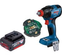 Visseuse à chocs sans fil Bosch GDX 18V-210 C Professional 18 V 210 Nm sans balais + 1 batterie 4,0 Ah + module Bluetooth GCY 42 - sans chargeur