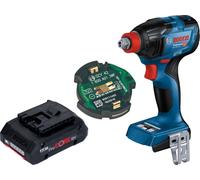Visseuse à chocs sans fil Bosch GDX 18V-210 C Professional 18 V 210 Nm sans balais + 1 batterie ProCORE 4,0 Ah + module Bluetooth GCY 42 - sans chargeur