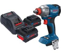 Visseuse à chocs sans fil Bosch GDX 18V-285 Professional 18 V 285 Nm 1/4'' sans balais + 2 batteries ProCORE 8,0 Ah + chargeur