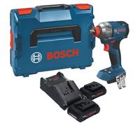 Visseuse à chocs sans fil Bosch GDX 18V-285 Professional 18 V 285 Nm + 2 batteries ProCORE 4,0 Ah + chargeur + mallette L-Boxx