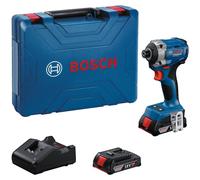 Visseuse à chocs sans fil Bosch Professional 18 V GDR 18V-215 (avec 2 batteries GBA 18 V 2,0 Ah, chargeur GAL 18V-20 et mallette MPP)