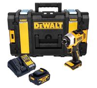 Visseuse à chocs sans fil DeWalt DCF 809 M1 18 V 1/4" sans balais + 1 batterie 4,0 Ah + chargeur + mallette Tough Box