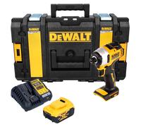 Visseuse à chocs sans fil DeWalt DCF 809 P1 18 V 1/4" sans balais + 1 batterie 5,0 Ah + chargeur + mallette Tough Box