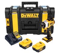 Visseuse à chocs sans fil DeWalt DCF 809 P2 18 V 1/4" sans balais + 2 batteries 5,0 Ah + chargeur + mallette Tough Box