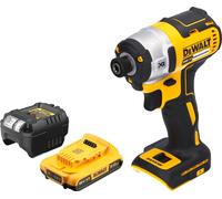 Visseuse à chocs sans fil DeWalt DCF 887 D1 18 V 205 Nm 1/4" sans balais + 1 batterie 2,0 Ah + chargeur