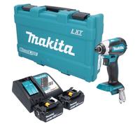 Visseuse à chocs sans fil Makita DTD 153 RFK 18 V 170 Nm 1/4" sans balais + 2 batteries 3,0 Ah + chargeur + mallette