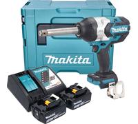 Visseuse à chocs sans fil Makita DTW 1005 RTJ 18 V 1360 Nm 3/4" Brushless + 2 batteries 5,0 Ah + chargeur + Makpac