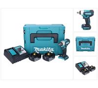 Visseuse à chocs sans fil Makita DTW 181 RFJ 18 V 210 Nm 1/2" sans balais + 2 batteries 3,0 Ah + chargeur + Makpac