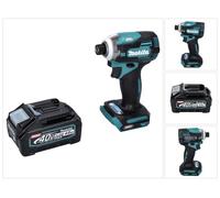 Visseuse à chocs sans fil Makita TD 001 GM1 40 V, 220 Nm, 1/4", XGT Brushless + 1 batterie 4,0 Ah - sans chargeur