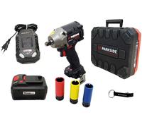 Visseuse à chocs sans fil PARKSIDE PERFORMANCE® 20 V 1/2" PPDSSA 20-Li / avec batterie (8 Ah) et chargeur (4,5 A)