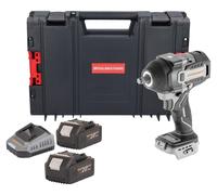 Visseuse à chocs sans fil ProCraft Industrial IW850A-BB 20 V 850 Nm 1/2" sans balais + 2 batteries 4,0 Ah + chargeur + mallette à outils RHINO