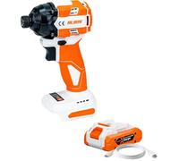 RURIS RMX2300 Visseuse à Choc sans Fil Brushless 20V 4Ah 230Nm USB-C LED | 230 Nm, 3300 tr/min, 4500 bpm. Vis M8-M18. Hex 1/4 pouce. Couple 3 paliers. 0,94 kg. Batterie 2400e USB-C incluse