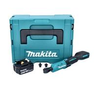 Makita DWR 180 G1J Visseuse à cliquet sans fil 18 V 47,5 Nm 1/4'' 3/8'' + 1x batterie 6,0 Ah + Makpac - sans chargeur