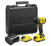 Visseuse à impact sans fil - 18V - STANLEY FATMAX V20 - SFMCF810D2K-QW - Brushless - 170Nm - 2 batteries 2 Ah + chargeur 2 A