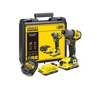 Visseuse à impact sans fil - 18V - STANLEY FATMAX V20 - SFMCF830D2K-QW - Brushless - 230Nm - 2 batteries 2 Ah + chargeur 1,25 A