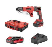 Visseuse à plaques de plâtre sans fil 18V Stayer DWS L20 - Kit avec batterie 2.0Ah, chargeur et mallette - 4400 tr/min - Accessoire alimentation vis - profondeur 25-55mm - Frein électronique - LED