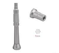 Visseuse Aluminium Alliage 106mm Magnétique Visseuse Aluminium(silver) | Alliage aluminium pour durable, finition noire/argent, résistance pour usure, conception légère 20g