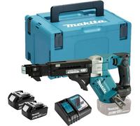 Makita Visseuse automatique sans fil DFR551RTJ 18V Brushless 25-55mm 2x5,0Ah Chargeur Makpac