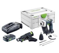 Visseuse de chantier sans fil Festool DWC 18-2500 Basic 18 V 18 Nm sans balais + 1 batterie 4,0 Ah + chargeur + Systainer